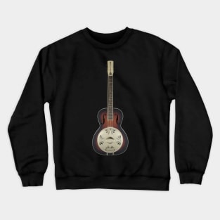 Artistic Resonator Guitar Crewneck Sweatshirt